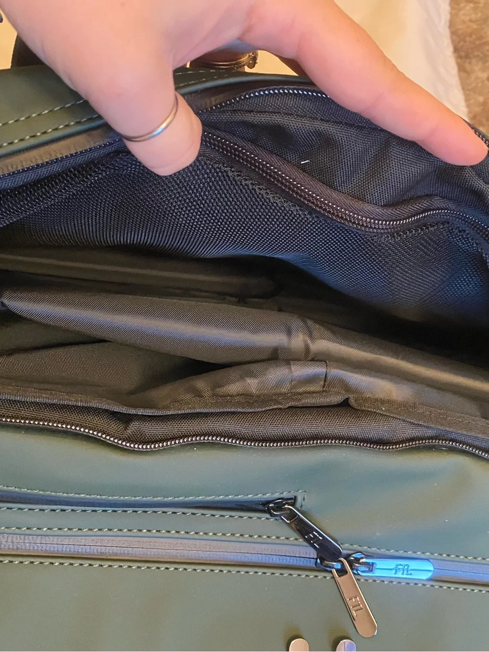 Forest Green FTL Duffel Bag Minimalist Travel Carry Sturdy For the Love